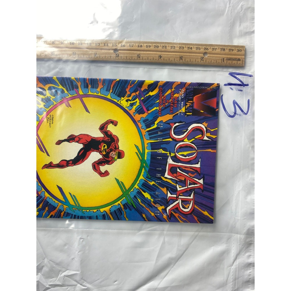 Solar Man of the Atom Comic‎ Book #7 Acclaim Comics 1990s Vintage